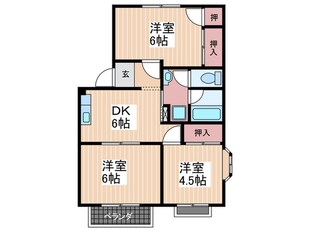 エルディムＴＫの物件間取画像